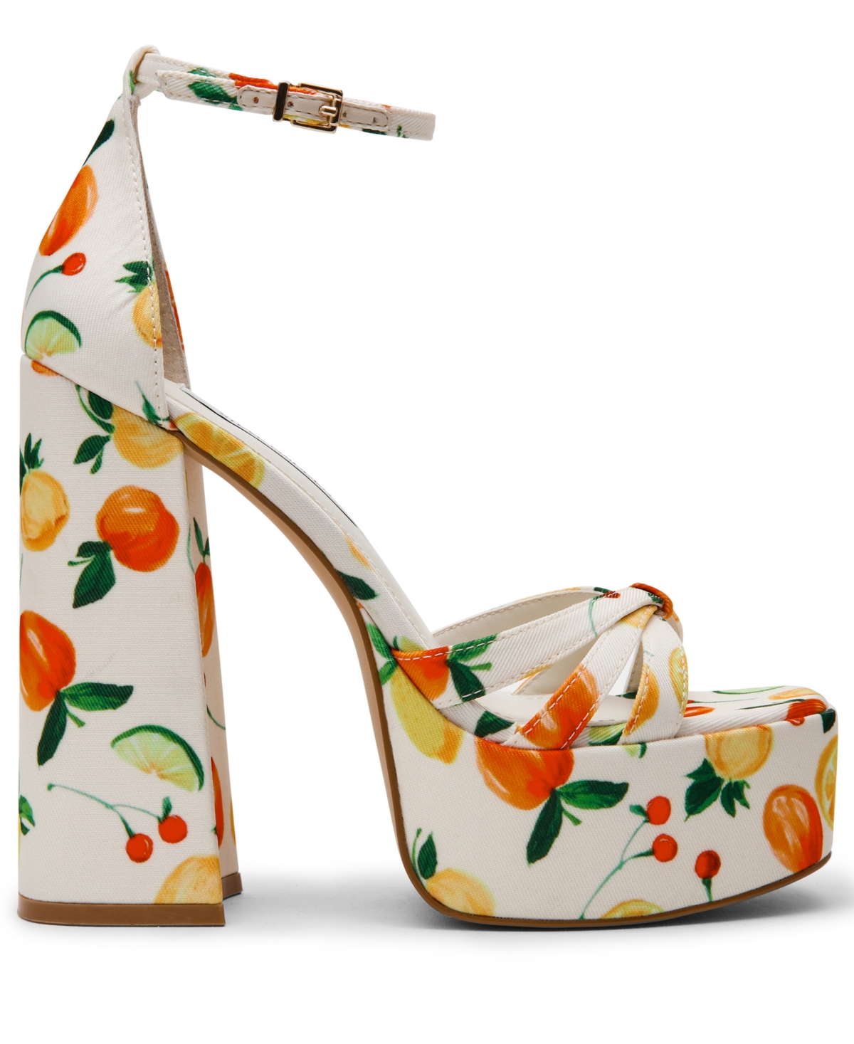 Steve Madden Women's Retro Strappy Block Heel Platform Dress Sandals