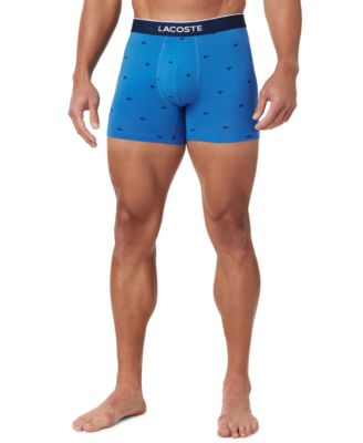 Men's Cotton Stretch Mini-Crocodile Boxer Briefs, 3-Pack