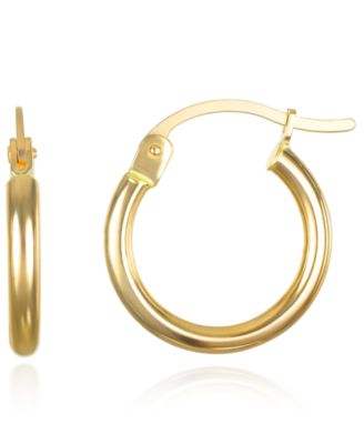 Hoop Earrings in 10k Yellow Gold
