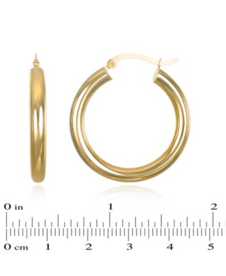 Hoop Earrings in 10k Yellow Gold