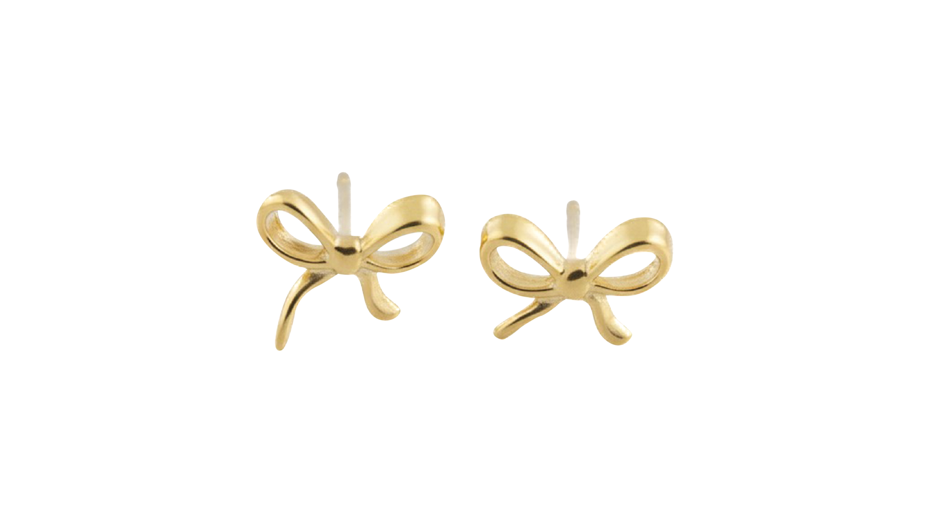 Lola Ade Petite Noeud Gold-Tone Stud Earrings