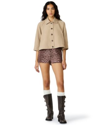 Women's Printed Mid Rise Shorts