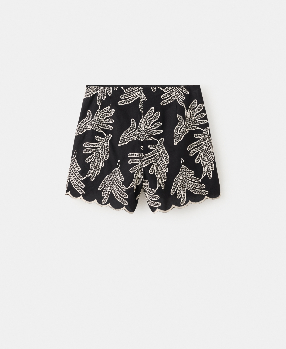 Mango Women's Embroidered Cotton Shorts