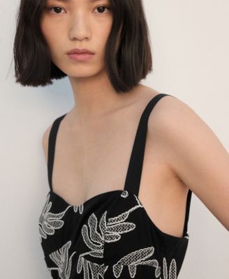 Women's Floral Embroidery Dress