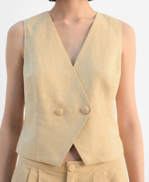 Женские жилеты MANGO Fitted Suit Vest