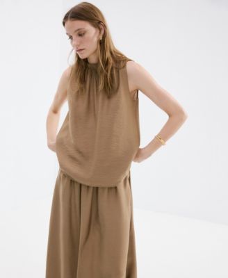 Women's Gathered Midi Skirts