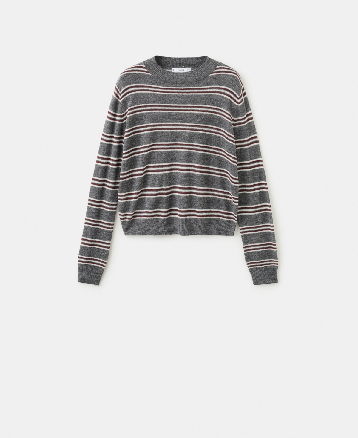 Mango Women's Knit Striped Sweater