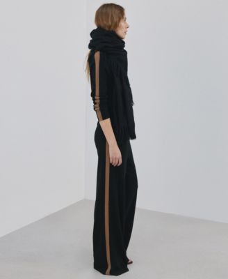 Women's Contrast Stripe Knit Pants