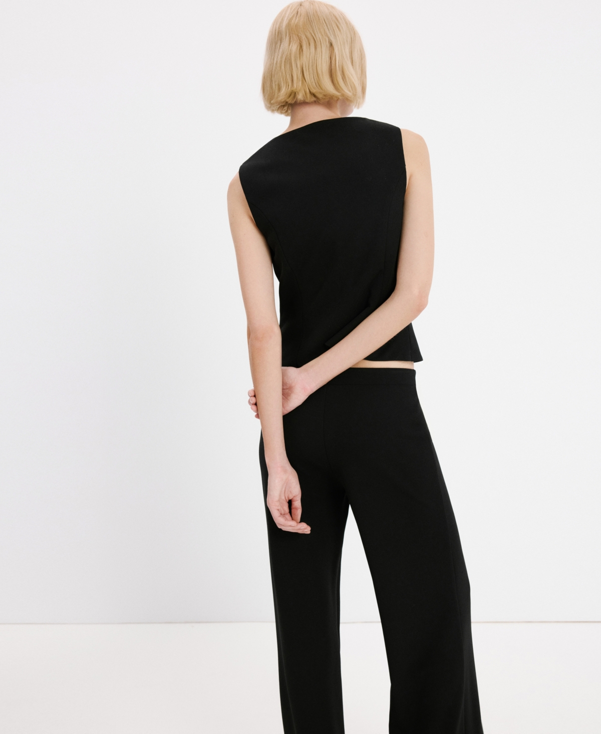 Mango Women's Buttons Suit Vest