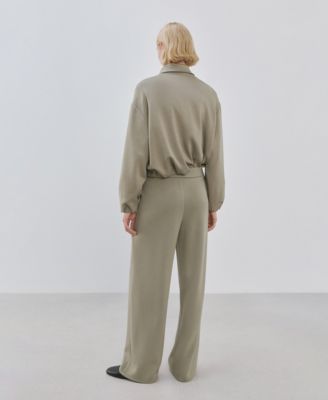 Women's High Neck Balloon Sweatshirt