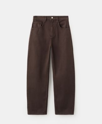 Women's High-Waisted Barrel Jeans