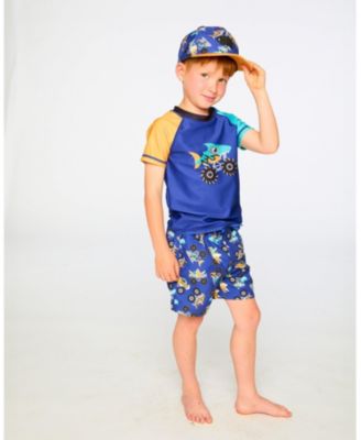 Boys Boardshorts Truck Print