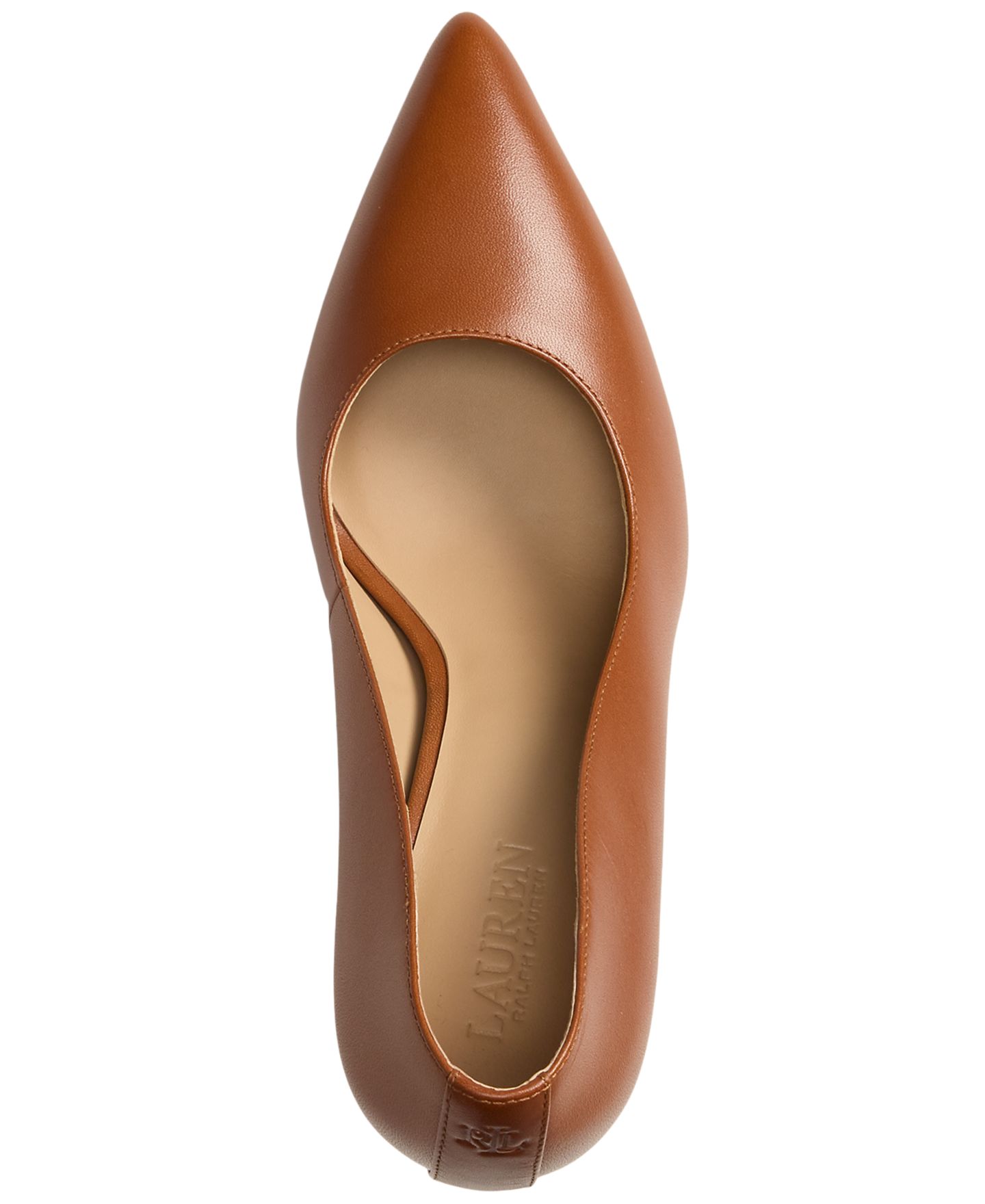 Женские туфли Lauren Ralph Lauren Lindella Stiletto Heel Pumps, цвет: Рыжевато-коричневый — фото 4