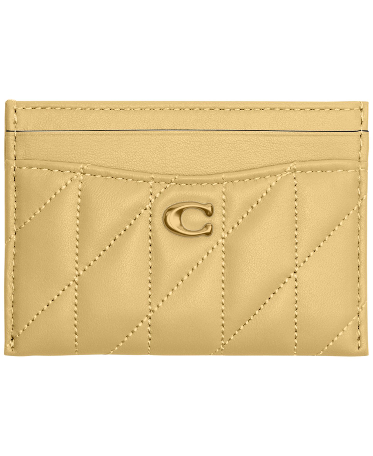 Женский кошелёк Coach Essential Quilted Pillow Leather Card Case — фото 1