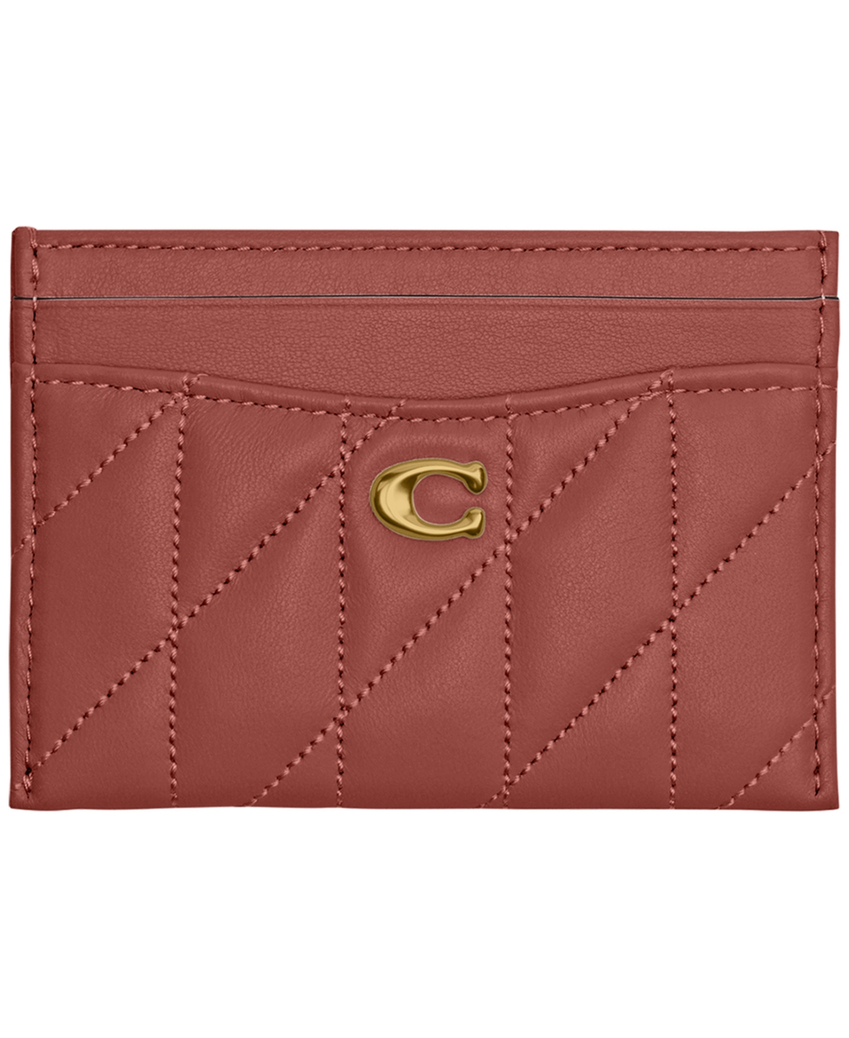 Coach Essential Quilted Pillow Leather Card Case