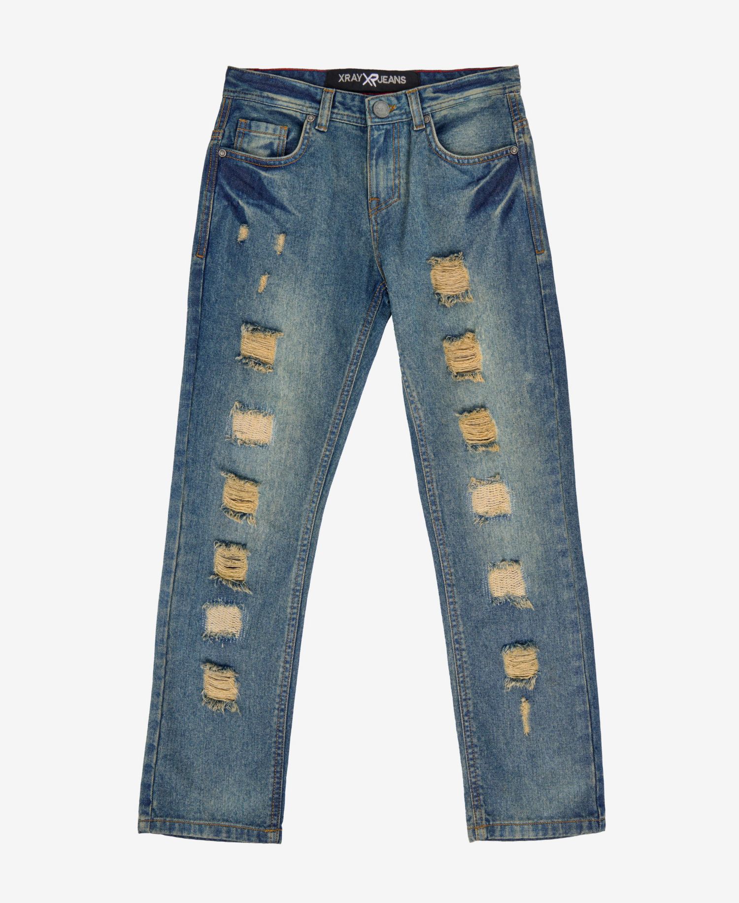 Big Boys Heavy Rips Repaired Jeans