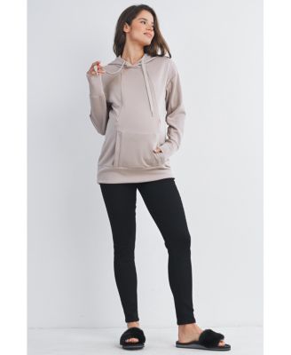 Maternity Casual Nursing Hoodie Sweatshirt