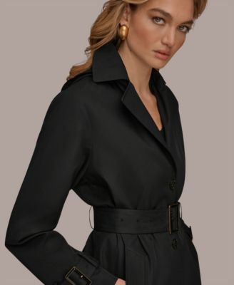 Women's Single Breasted Belted Trench Coat