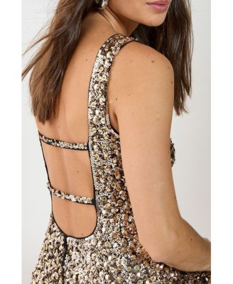 Women's Strappy Back Mini Dress