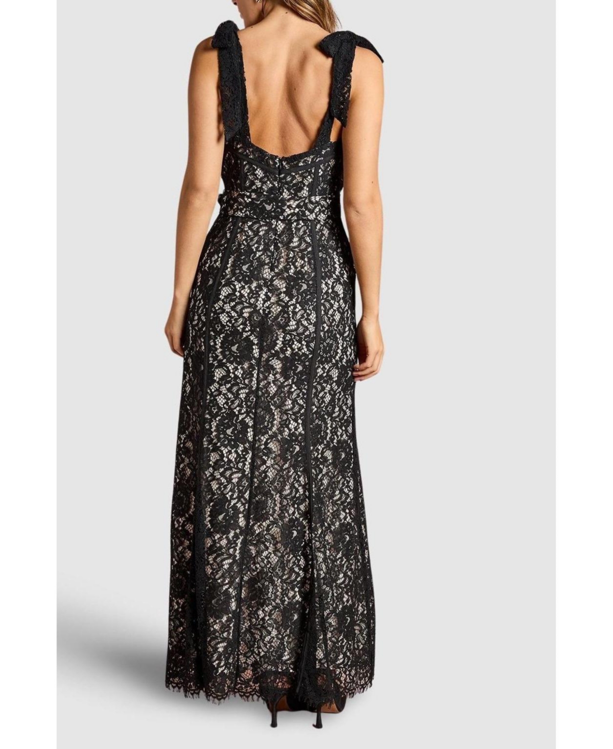 Coast Women's Lace Bow Shoulder Maxi Dress