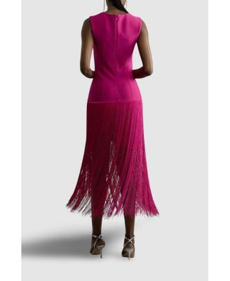 Women's Tassel Hem Knitted Dress