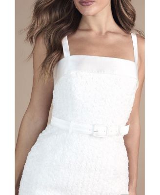 Women's Strappy Embellished Mini Dress