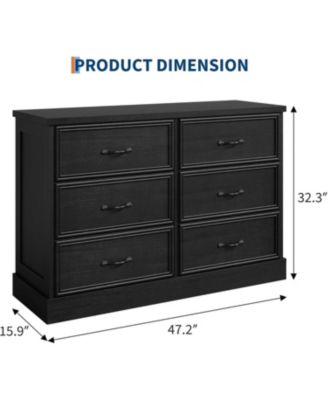 FinerFurnis Modern Drawer Bedside Table Storage Cabinet – Perfect for Bedroom, Drawer Organizer, Sturdy Wood