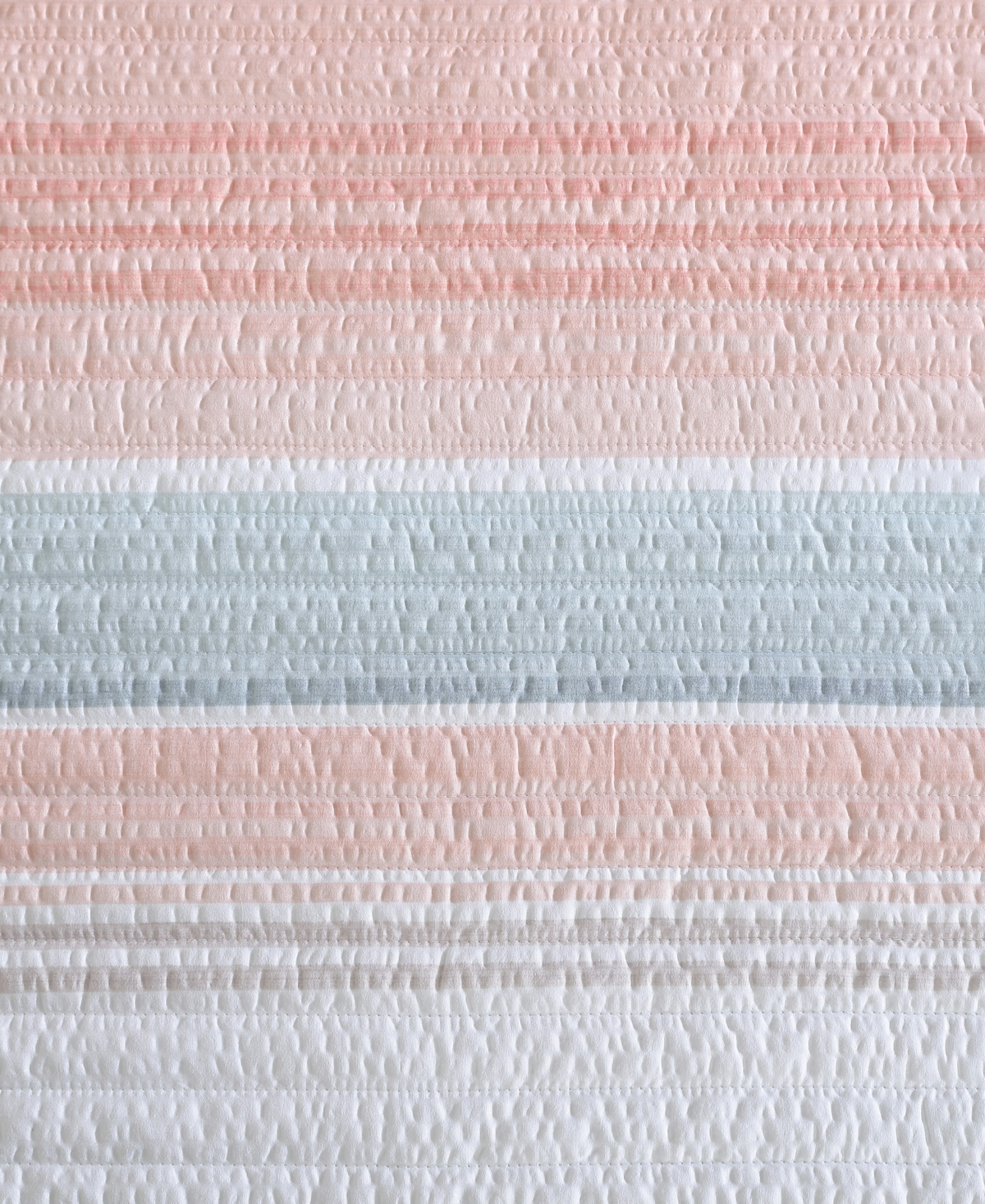 Beatrice Home Fashions Coralinn Stripe 3-Pc. Quilt Set