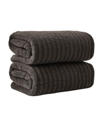 100% Cotton 2-Piece Oversized Bath Sheet Set, 35” x 68”