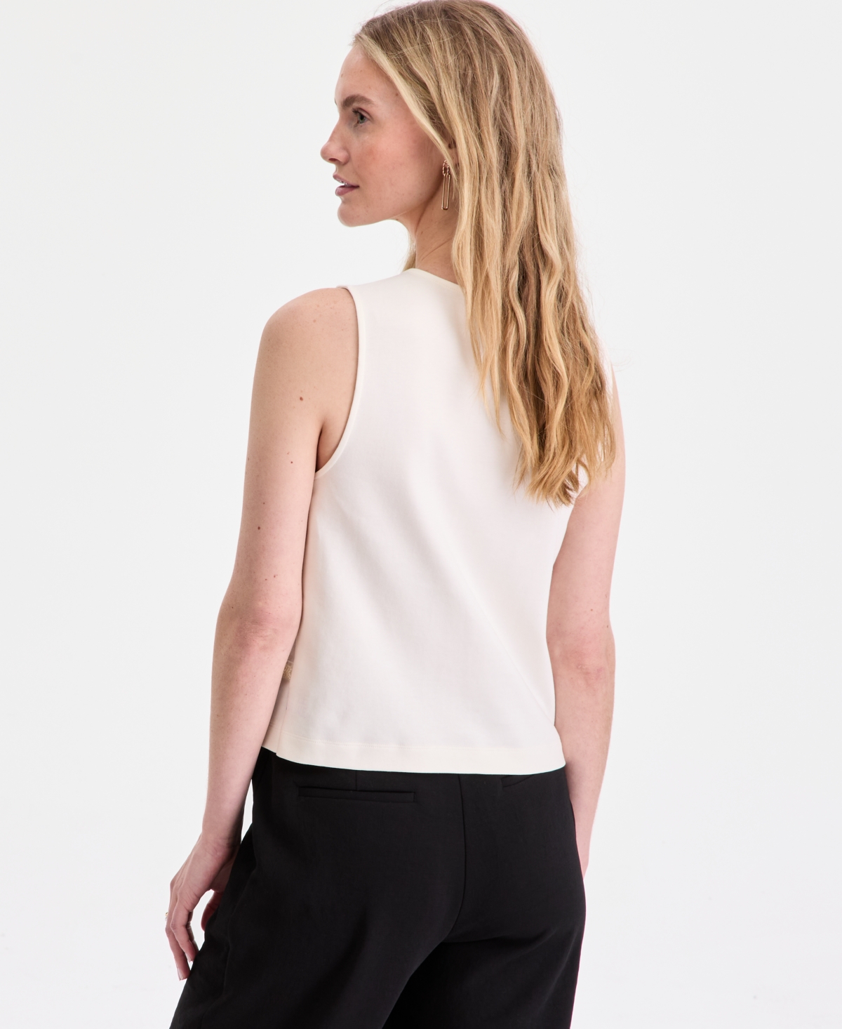 On 34th Women's Cotton Bead-Embellished Tank Top, Macy's Exclusive