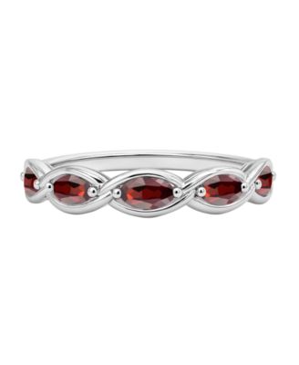 Amethyst (1/3 ct. t.w.) Ring in Sterling Silver (Also Available in Multi-Stones)
