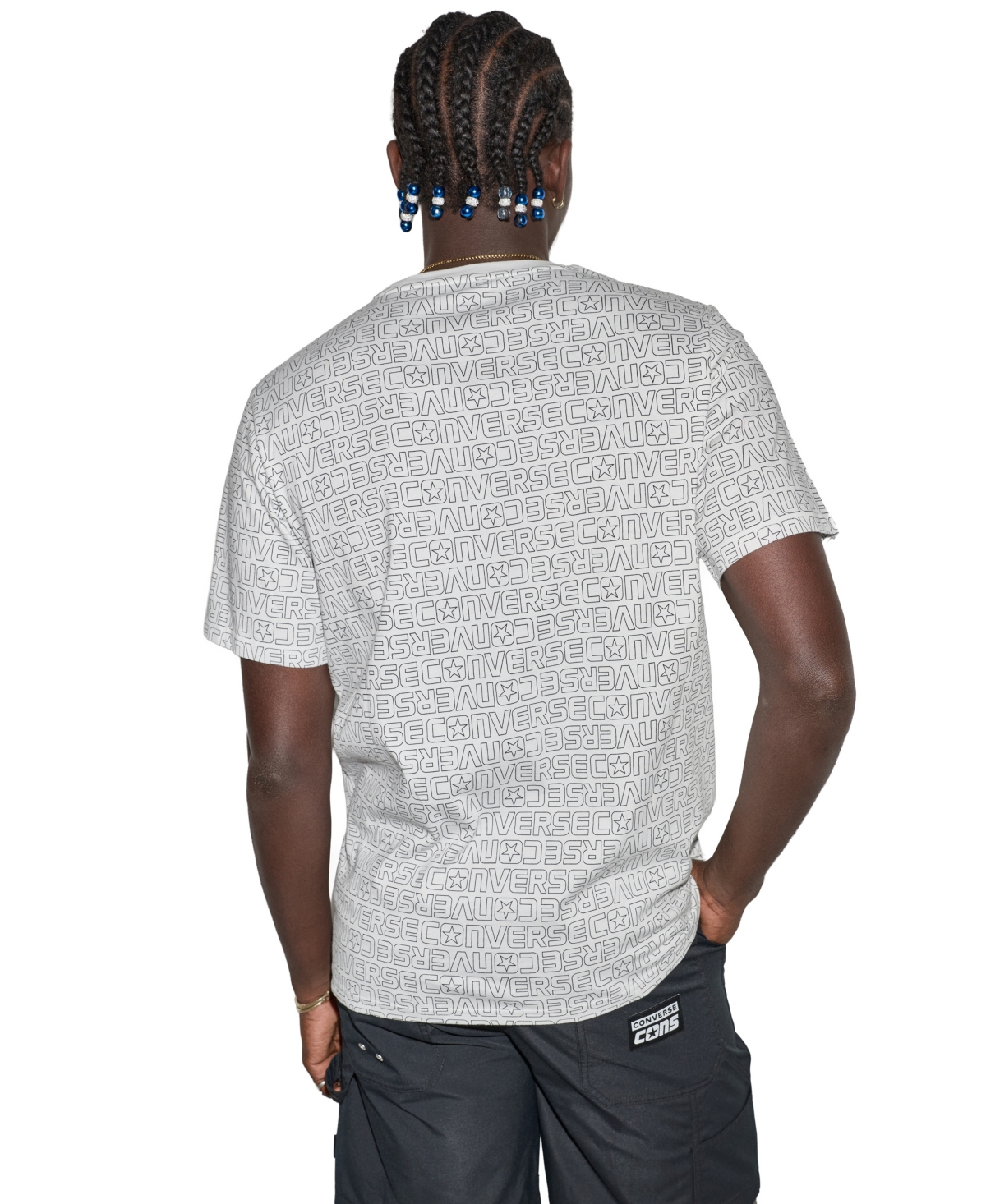 Converse Men's 3D Logo Short-Sleeve T-Shirt