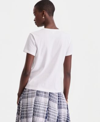 Women's Beaded Cherry Everyday T-Shirt