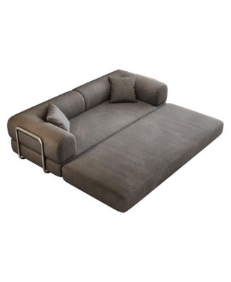 78.8" Compression Sofa, Convertible Floor Sofa Bed, Comfy Futon Couch Sleeper Bed