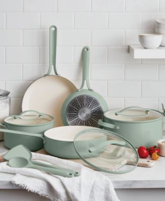 Nova Gallery Ceramic Nonstick 10-Piece Cookware Set, Macy's Exclusive