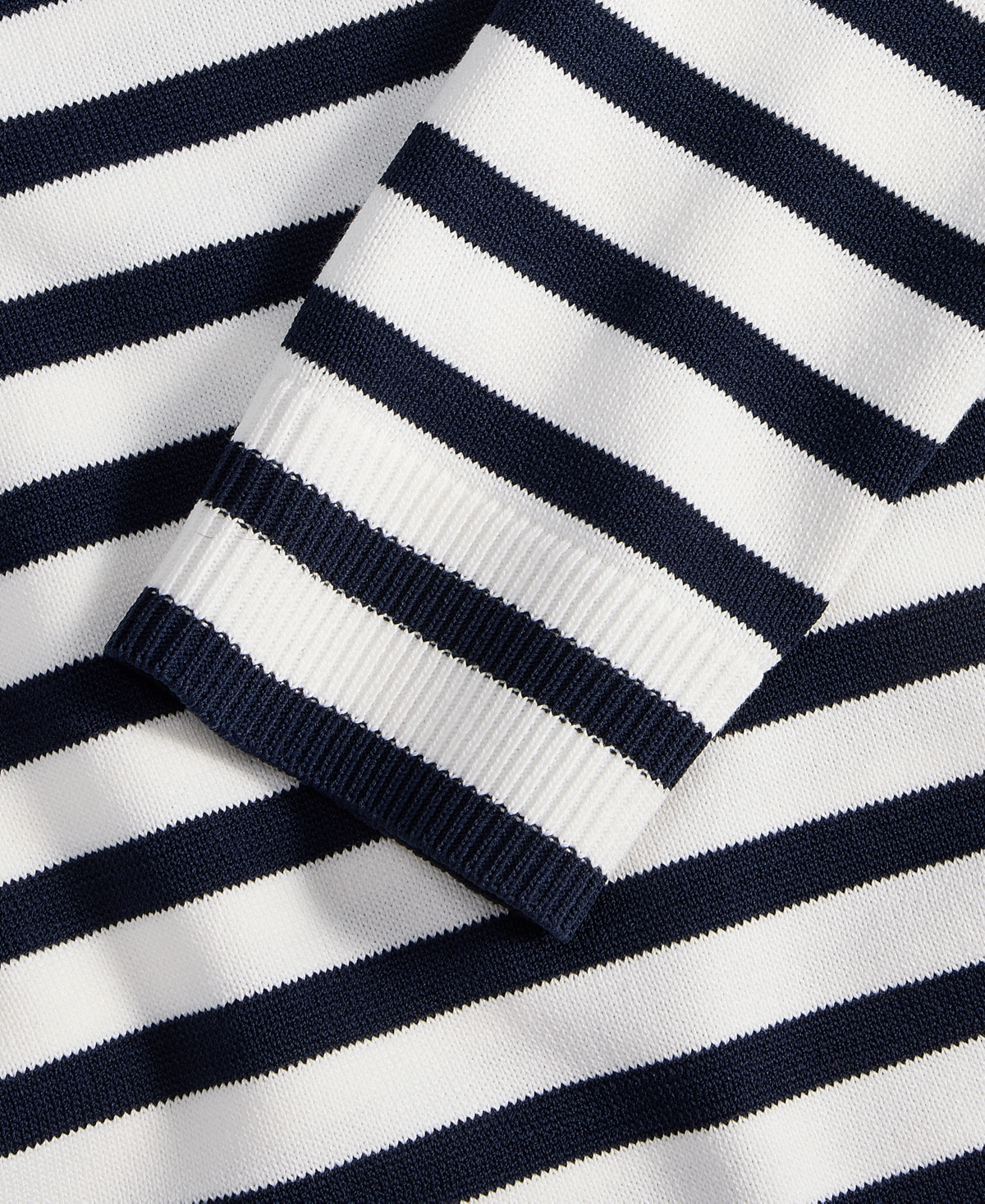 On 34th Women's Striped Crewneck Long-Sleeve Sweater, Macy's Exclusive