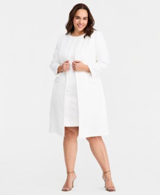 Plus Size Bonded Lace Sheath Dress & Bonded Lace Jacket