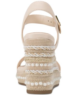 Women's Calzona Round Toe Wedge Sandals