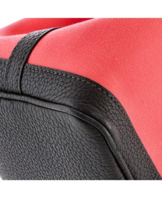 30 Garden Party Tote Toile and Leather