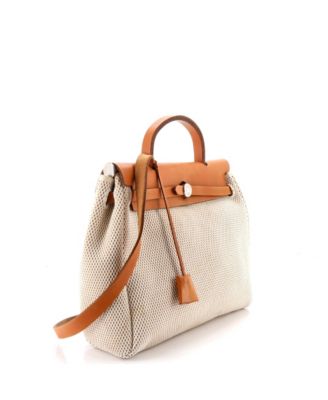 31 Herbag Zip Criss Viking Toile and Leather