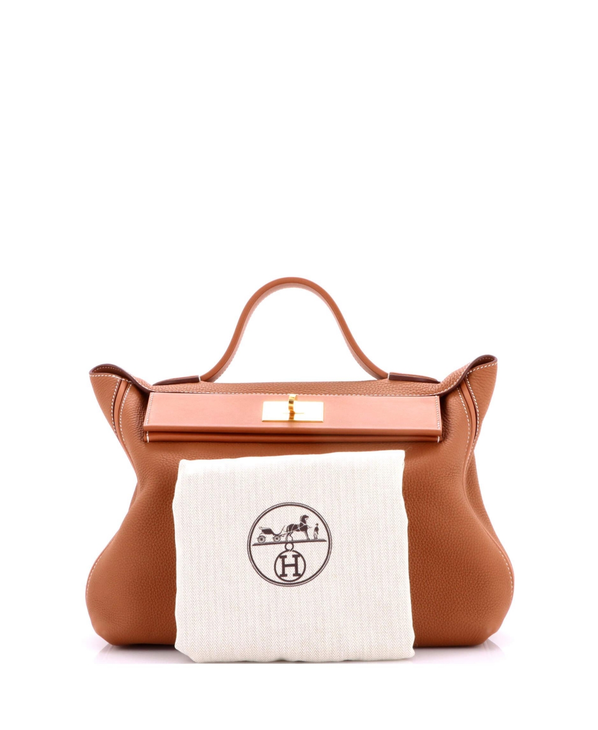 Pre-Owned HERMES 35 24/24 Bag Togo with Swift