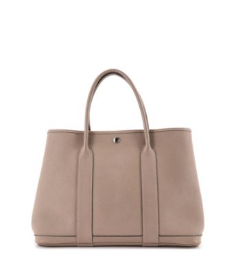 36 Garden Party Tote Leather