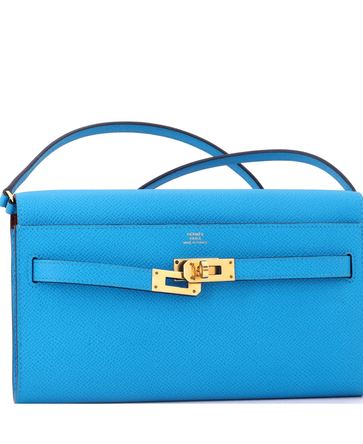 Pre-Owned HERMES Kelly To Go Wallet Verso Epsom