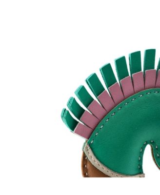 Pre-Owned HERMES GeeGee Camail Bag Charm Leather