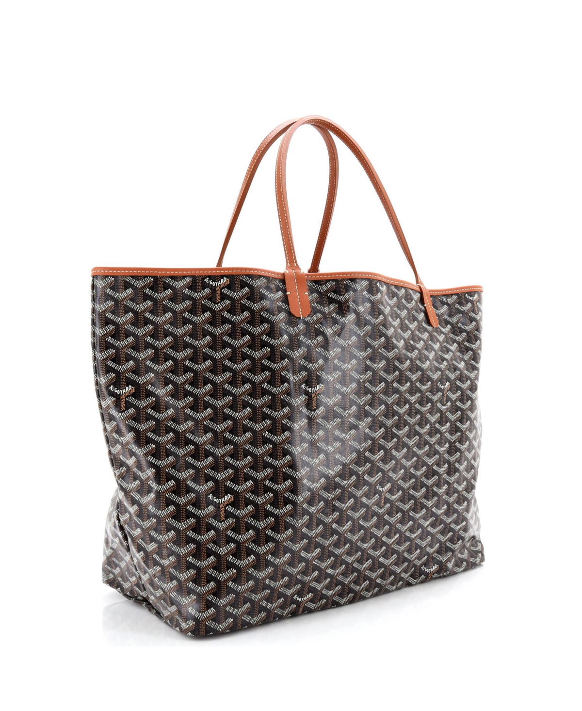Pre-Owned Goyard Gm Saint Louis Reversible Tote Coated Canvas and Printed Canvas