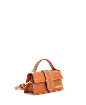 Le Bambino Top Handle Flap Bag Leather