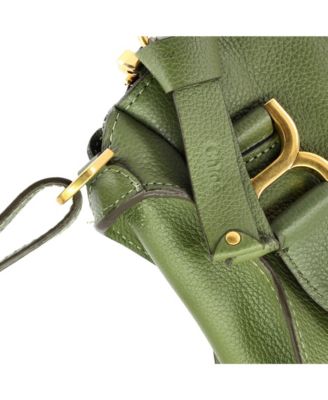 Small Marcie Satchel Leather