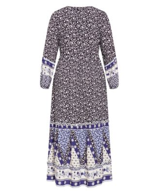Plus Size Women's Faith Placement Maxi Dress