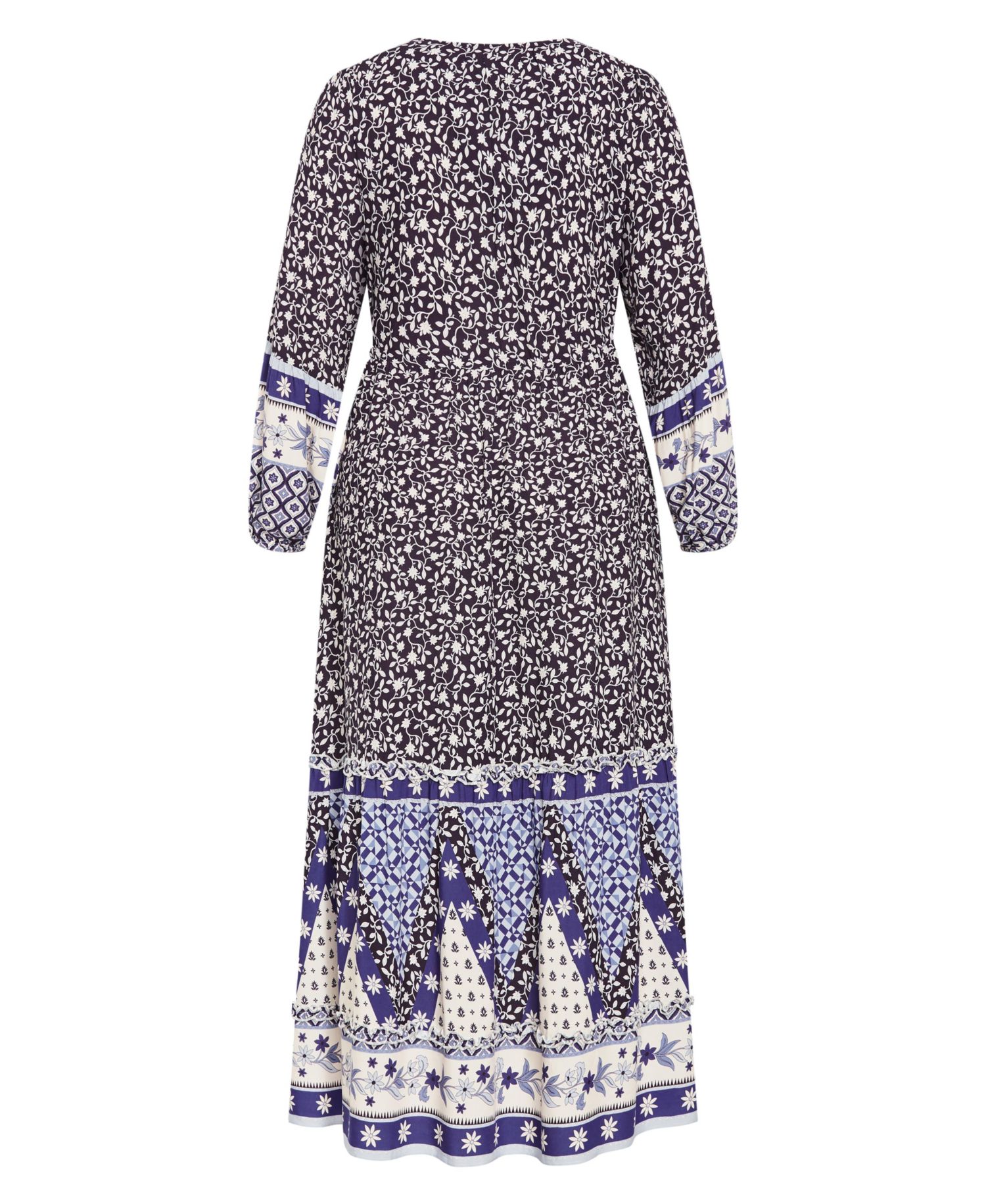 Plus Size Women's Faith Placement Maxi Dress