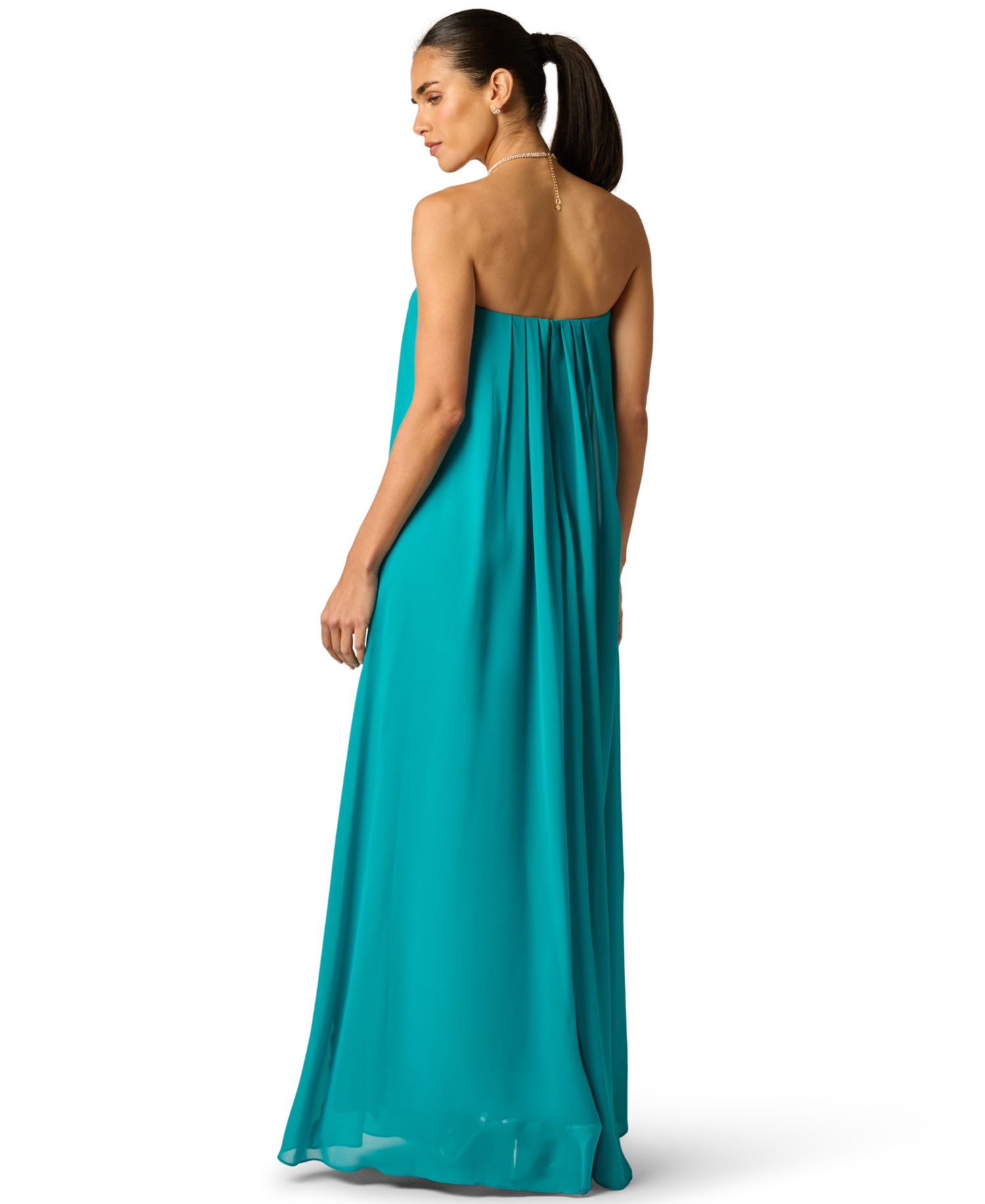 Plus Size Strapless Ball Gown
